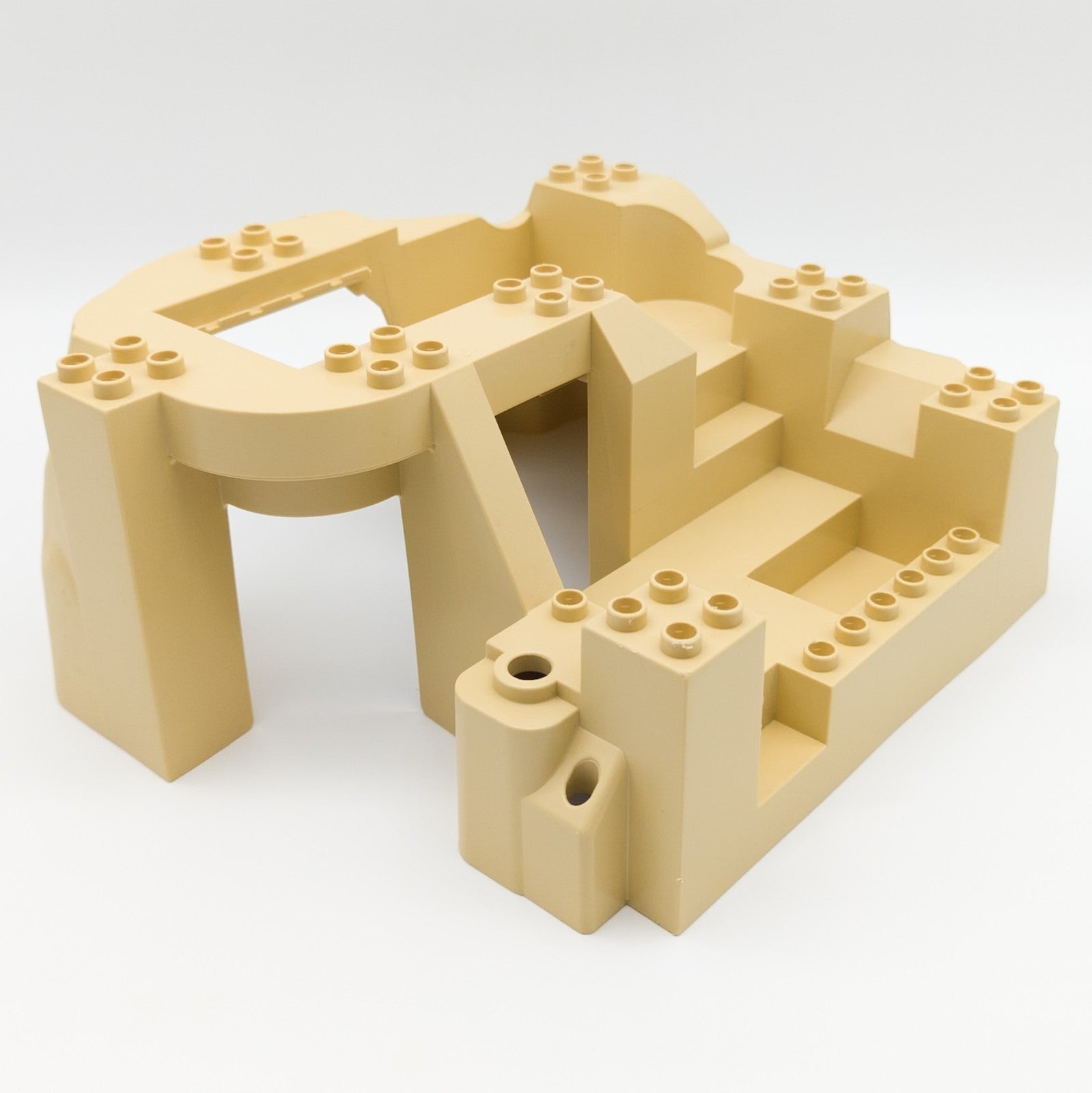 LEGO DUPLO 3D Bauplatte Felsen Berg Baustelle Zoo Sandstein 14x16x8 beige 31384 - nerdyvana.com
