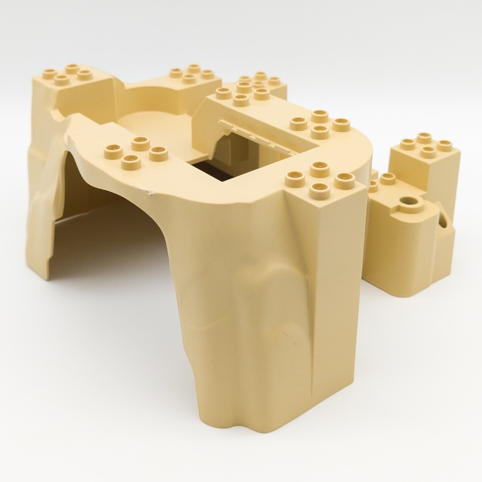 LEGO DUPLO 3D Bauplatte Felsen Berg Baustelle Zoo Sandstein 14x16x8 beige 31384 - nerdyvana.com