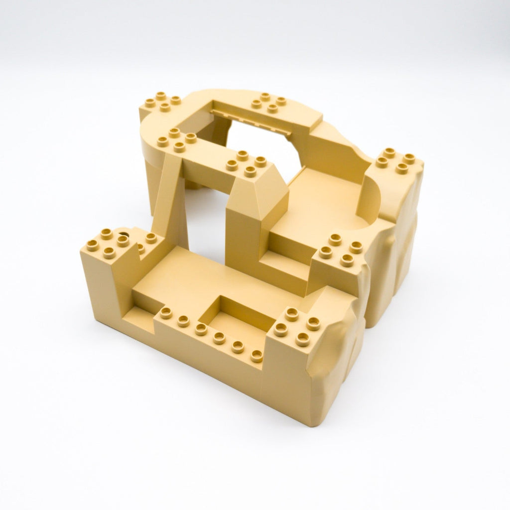 LEGO DUPLO 3D Bauplatte Felsen Sandstein 31348 für Baustelle Zoo Landschaft MOC - nerdyvana.com