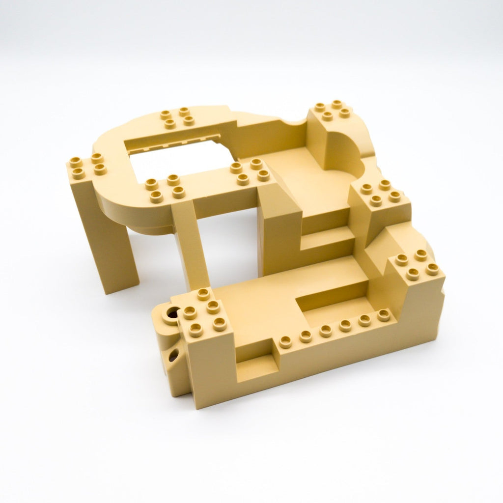 LEGO DUPLO 3D Bauplatte Felsen Sandstein 31348 für Baustelle Zoo Landschaft MOC - nerdyvana.com