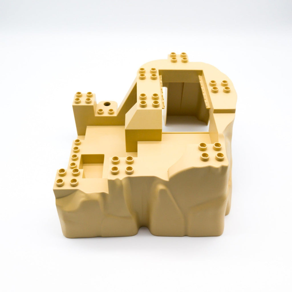 LEGO DUPLO 3D Bauplatte Felsen Sandstein 31348 für Baustelle Zoo Landschaft MOC - nerdyvana.com