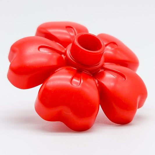 LEGO DUPLO 3x Hibiskus Blumen Wiese Pflanze Garten Natur rot 84195 - nerdyvana.com