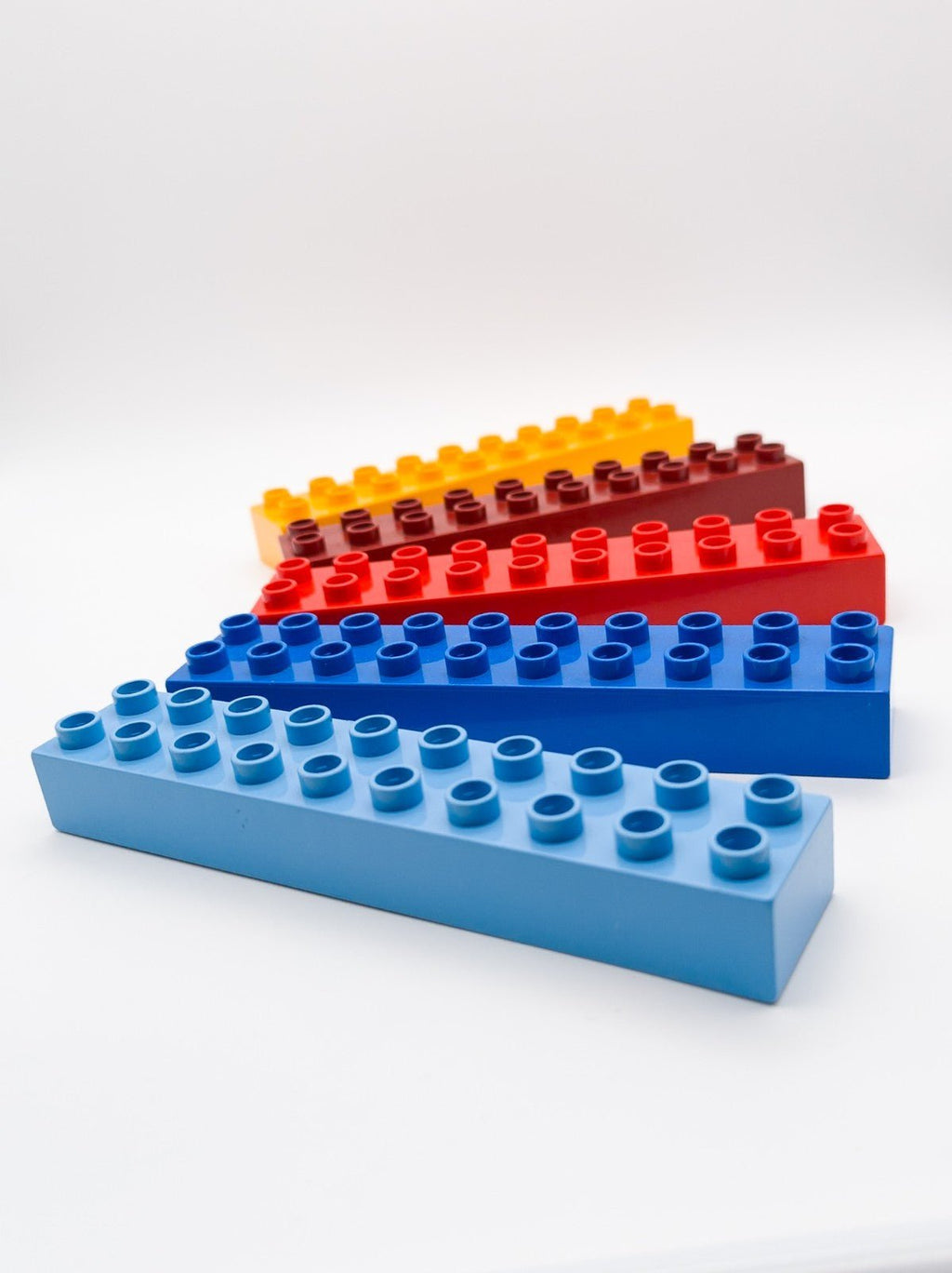 LEGO DUPLO 5x lange Bausteine 2x10 (20 Noppen) bunt gemischt gereinigt 2291 - nerdyvana.com