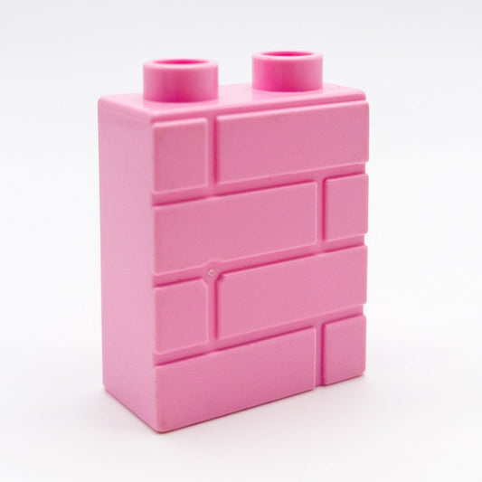 LEGO DUPLO 5x Mauerstein Ziegelwand Wand Steine hellpink 1x2x2 25550 - nerdyvana.com