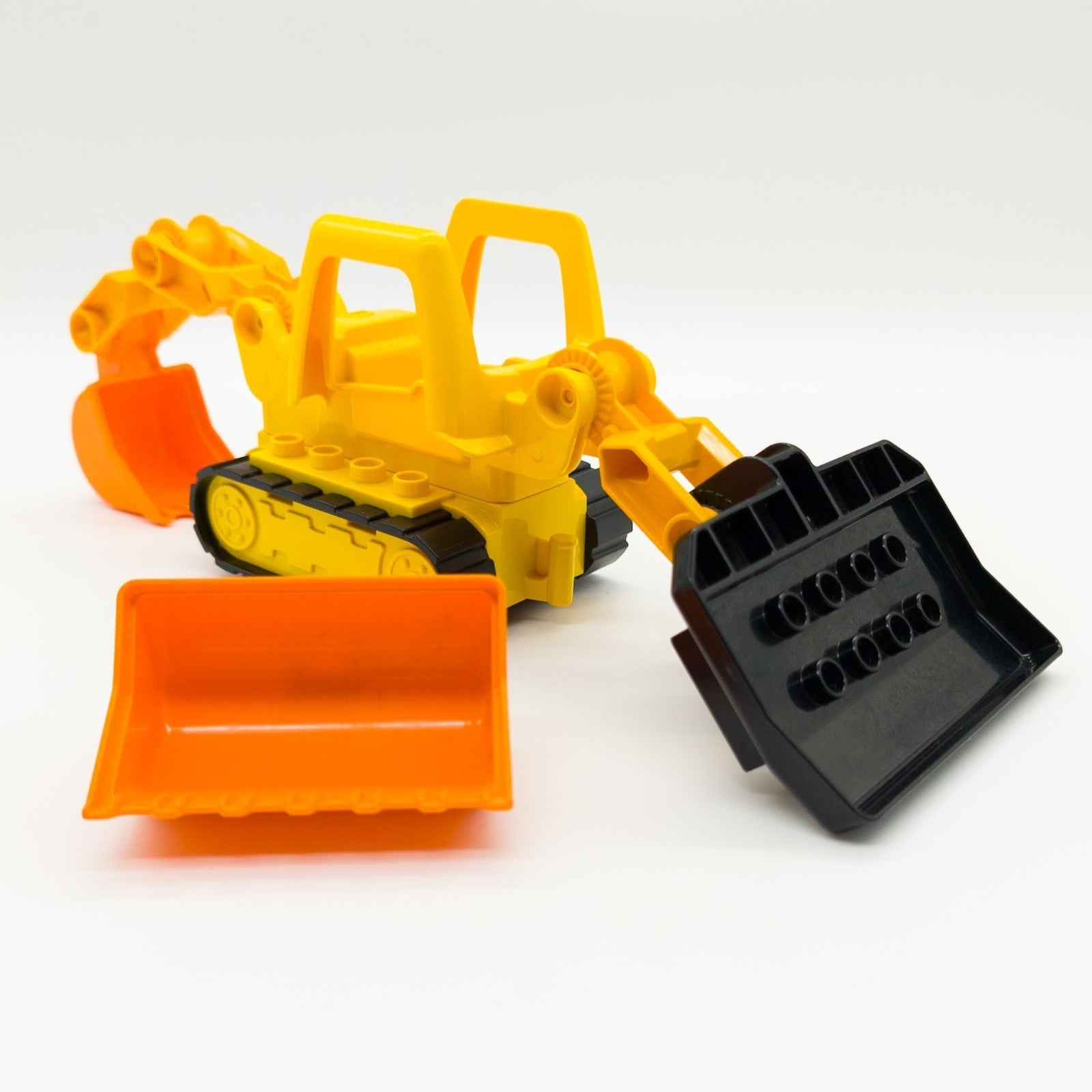 LEGO DUPLO 84 Variationen Bagger Kettenbagger Bulldozer Frontlader nerdycustom - nerdyvana.com