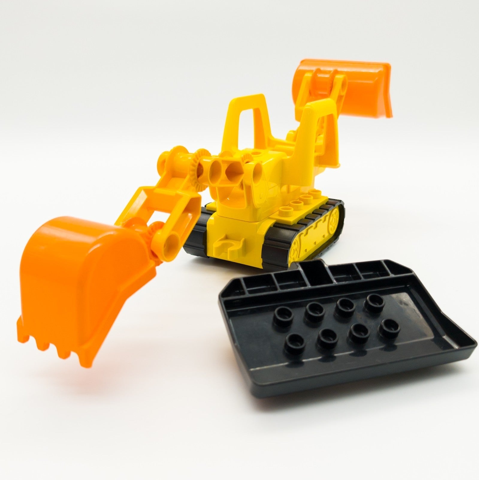 LEGO DUPLO 84 Variationen Bagger Kettenbagger Bulldozer Frontlader nerdycustom - nerdyvana.com Hauptbild