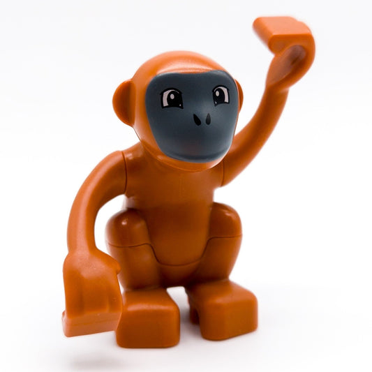 LEGO DUPLO Affe Figur Orange Grau Zoo Tier Dschungel 60363c01pb02 - nerdyvana.com
