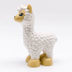 LEGO DUPLO Alpaka Lama Tier Weiß Beige Bauernhof Zoo bb1285pb01 - nerdyvana.com