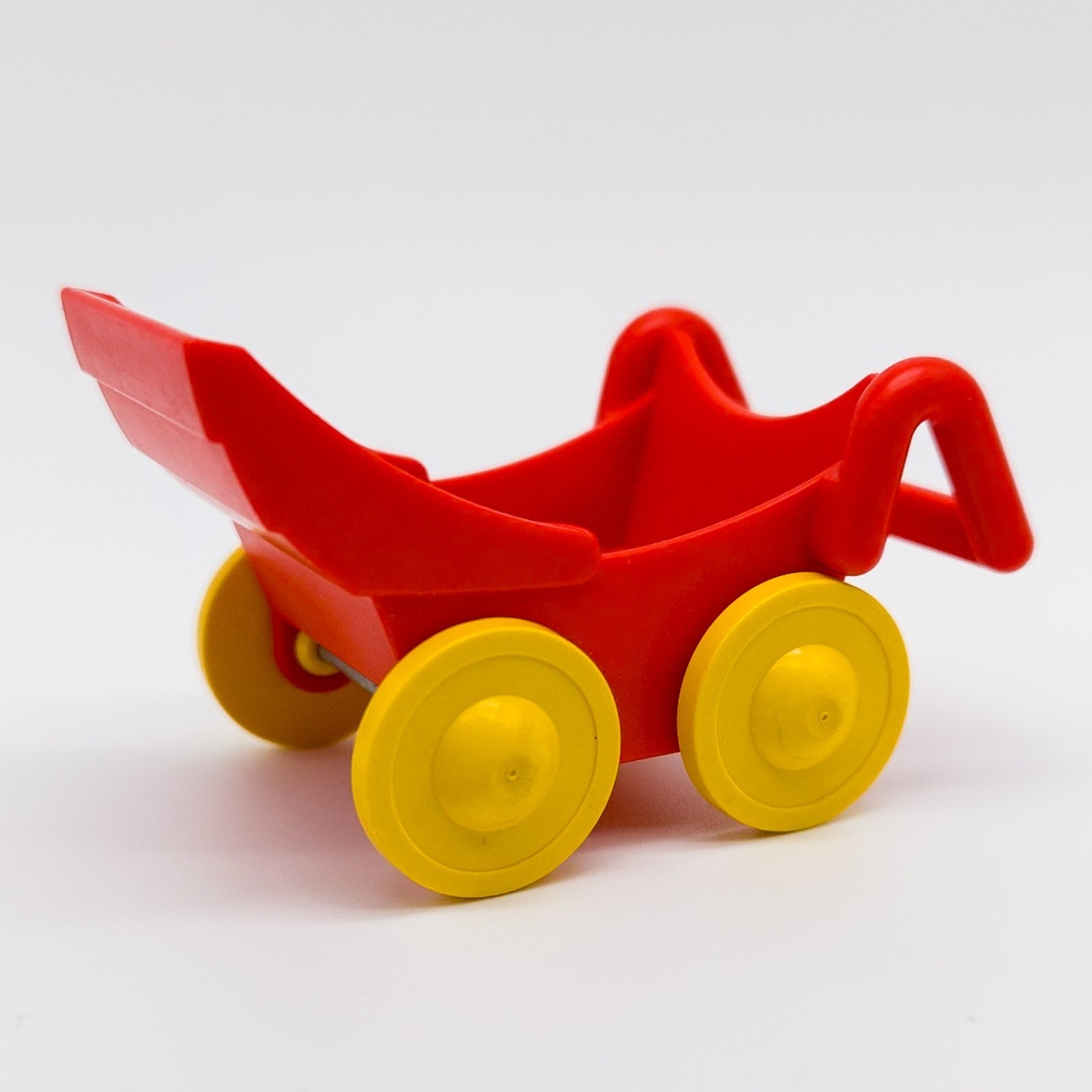LEGO DUPLO Baby Kinderwagen Puppe Figur rot gelbe Räder Puppenwagen Kind 2147c01 - nerdyvana.com