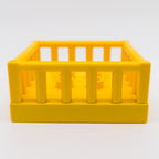LEGO DUPLO Babybett Gitter Bett gelb Kinderzimmer Möbel 4x4 Noppen Zubehör 2252 - nerdyvana.com