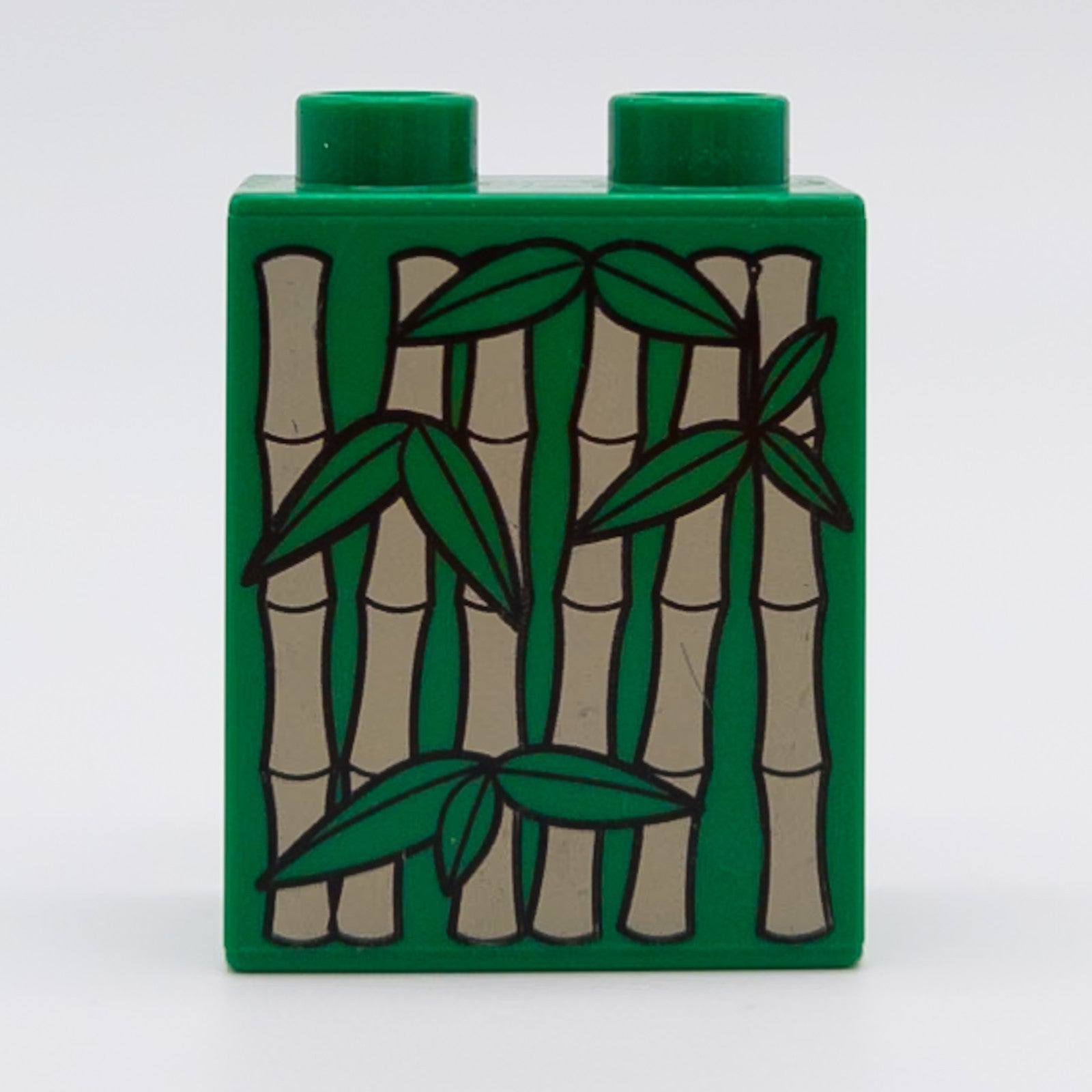 LEGO DUPLO Bambus Motivstein Jungle Safari Dschungel Natur grün 1x2x2 4066pb269 - nerdyvana.com