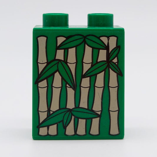 LEGO DUPLO Bambus Motivstein Jungle Safari Dschungel Natur grün 1x2x2 4066pb269 - nerdyvana.com