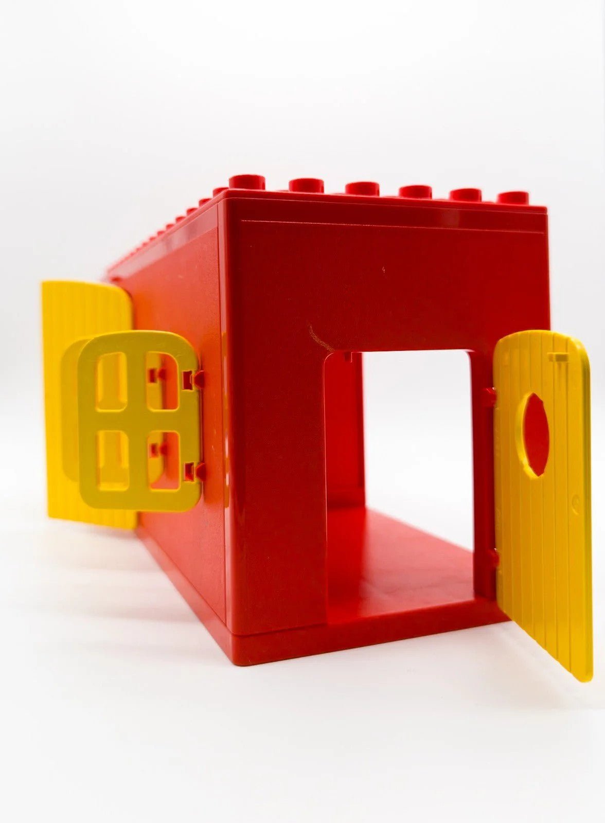 LEGO DUPLO Bauernhof Scheune Stall Rot 2655 Gebäude Ersatzteil Vintage 1984 Top - nerdyvana.com