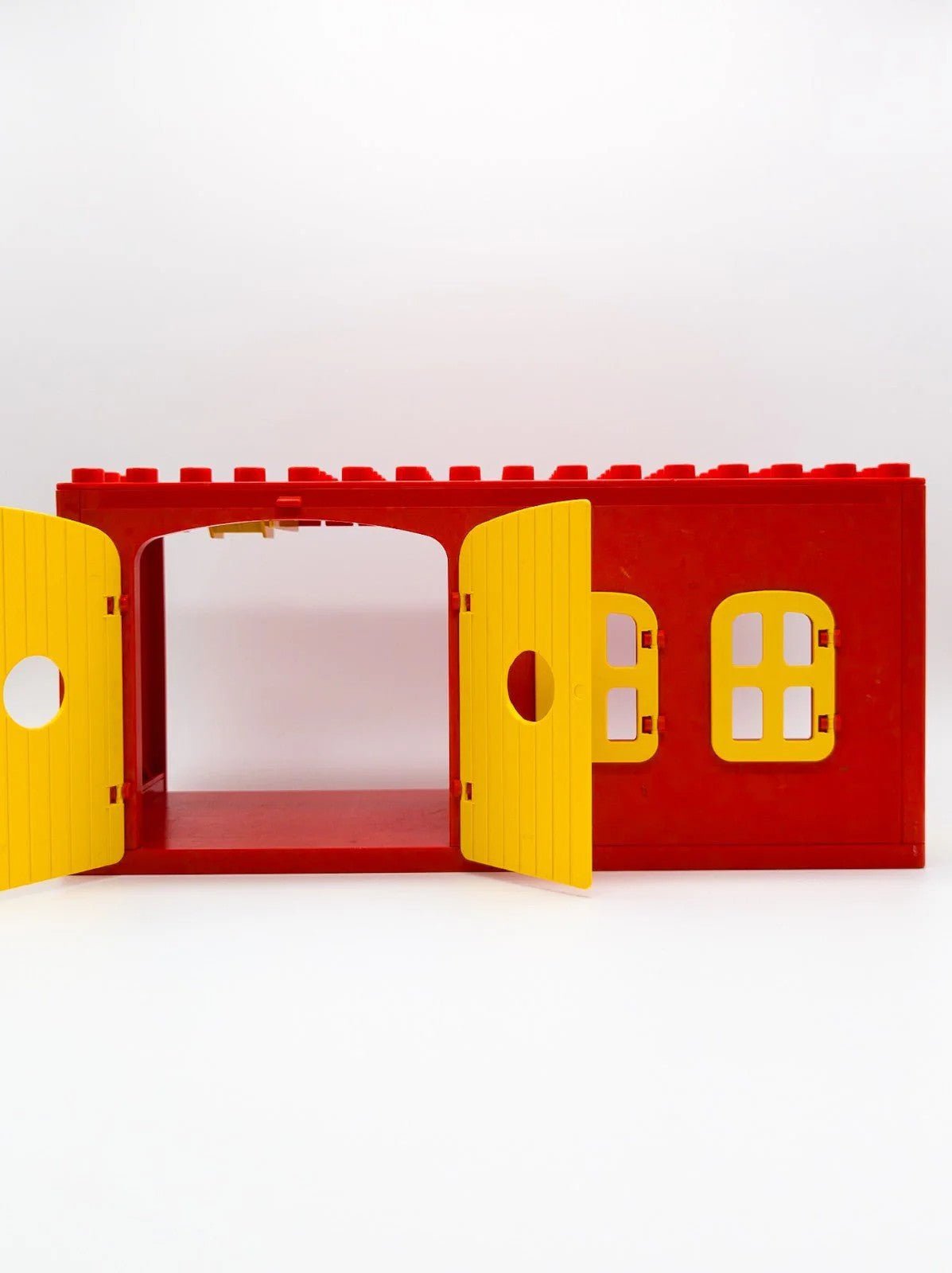 LEGO DUPLO Bauernhof Scheune Stall Rot 2655 Gebäude Ersatzteil Vintage 1984 Top - nerdyvana.com