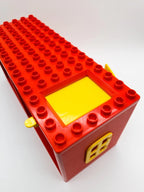 LEGO DUPLO Bauernhof Scheune Stall Rot 2655 Gebäude Ersatzteil Vintage 1984 Top - nerdyvana.com