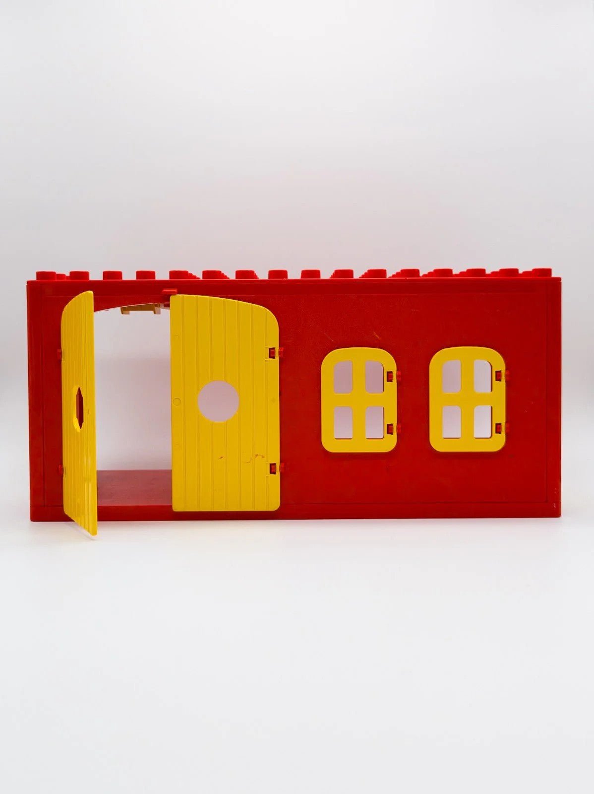 LEGO DUPLO Bauernhof Scheune Stall Rot 2655 Gebäude Ersatzteil Vintage 1984 Top - nerdyvana.com