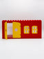 LEGO DUPLO Bauernhof Scheune Stall Rot 2655 Gebäude Ersatzteil Vintage 1984 Top - nerdyvana.com
