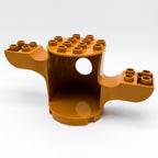 LEGO DUPLO Baumstamm Baumhaus Höhle Safari Zoo Bauernhof Wald hellbraun 84191 - nerdyvana.com