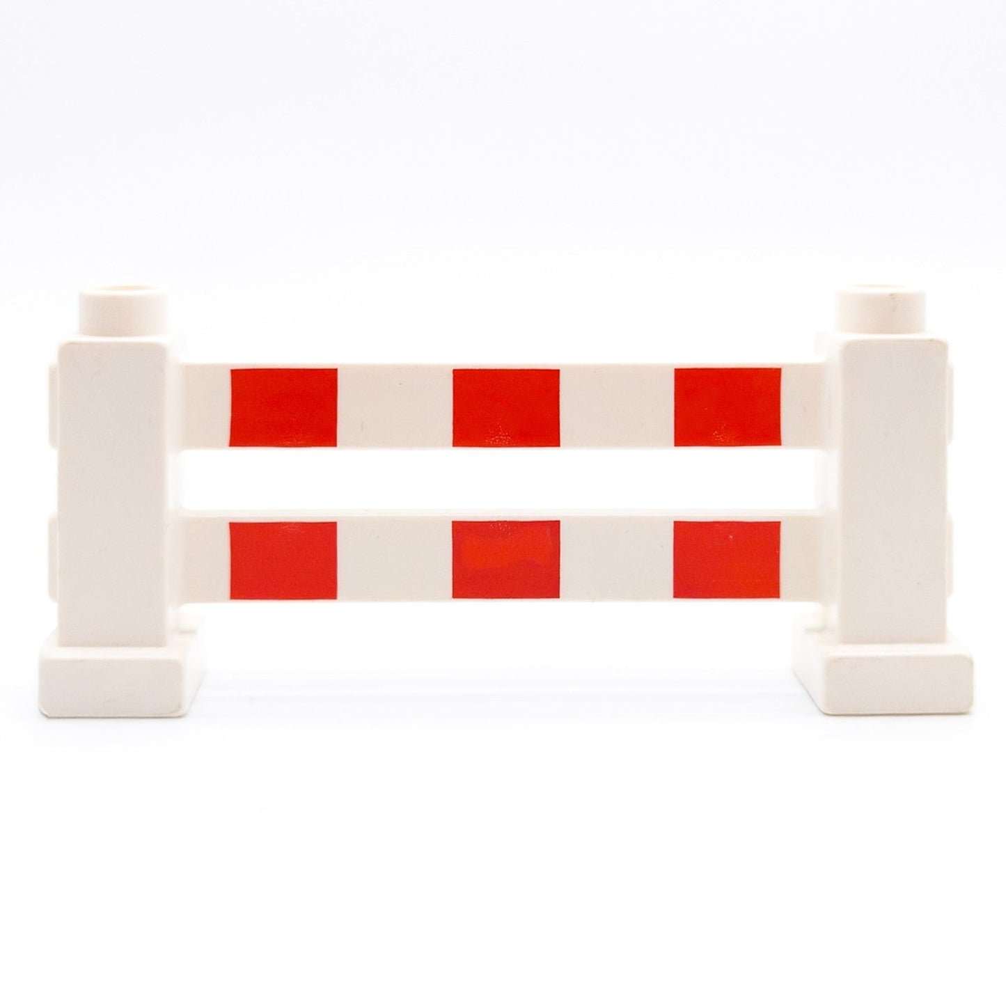 LEGO DUPLO Baustellenzaun Absperrung Bauzaun weiß rot Warnbake Verkehr 31021p01 - nerdyvana.com