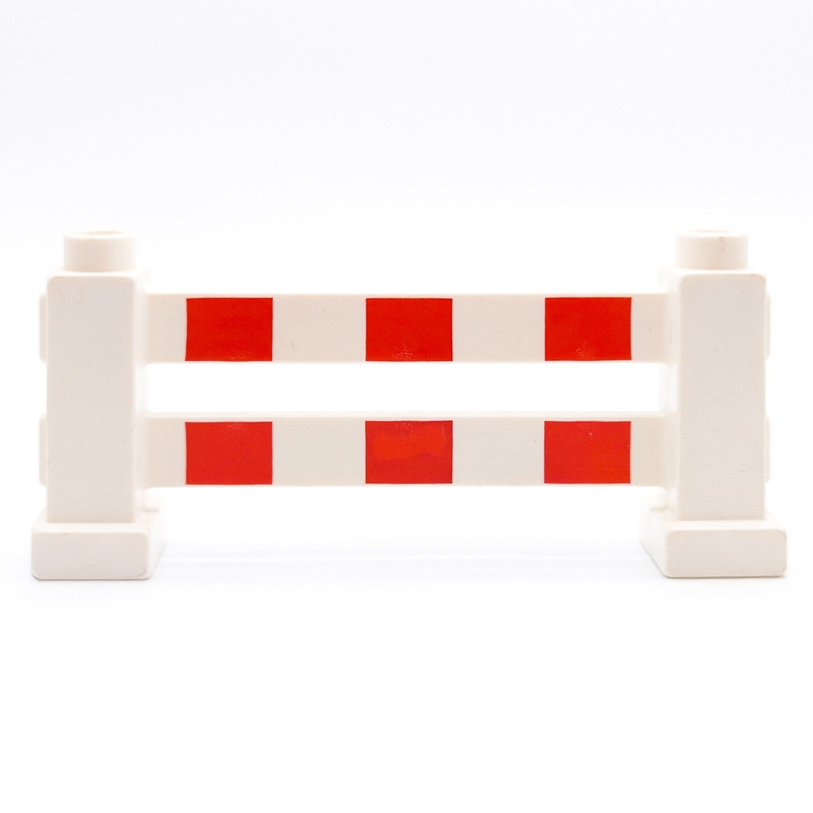 LEGO DUPLO Baustellenzaun Absperrung Bauzaun weiß rot Warnbake Verkehr 31021p01 - nerdyvana.com