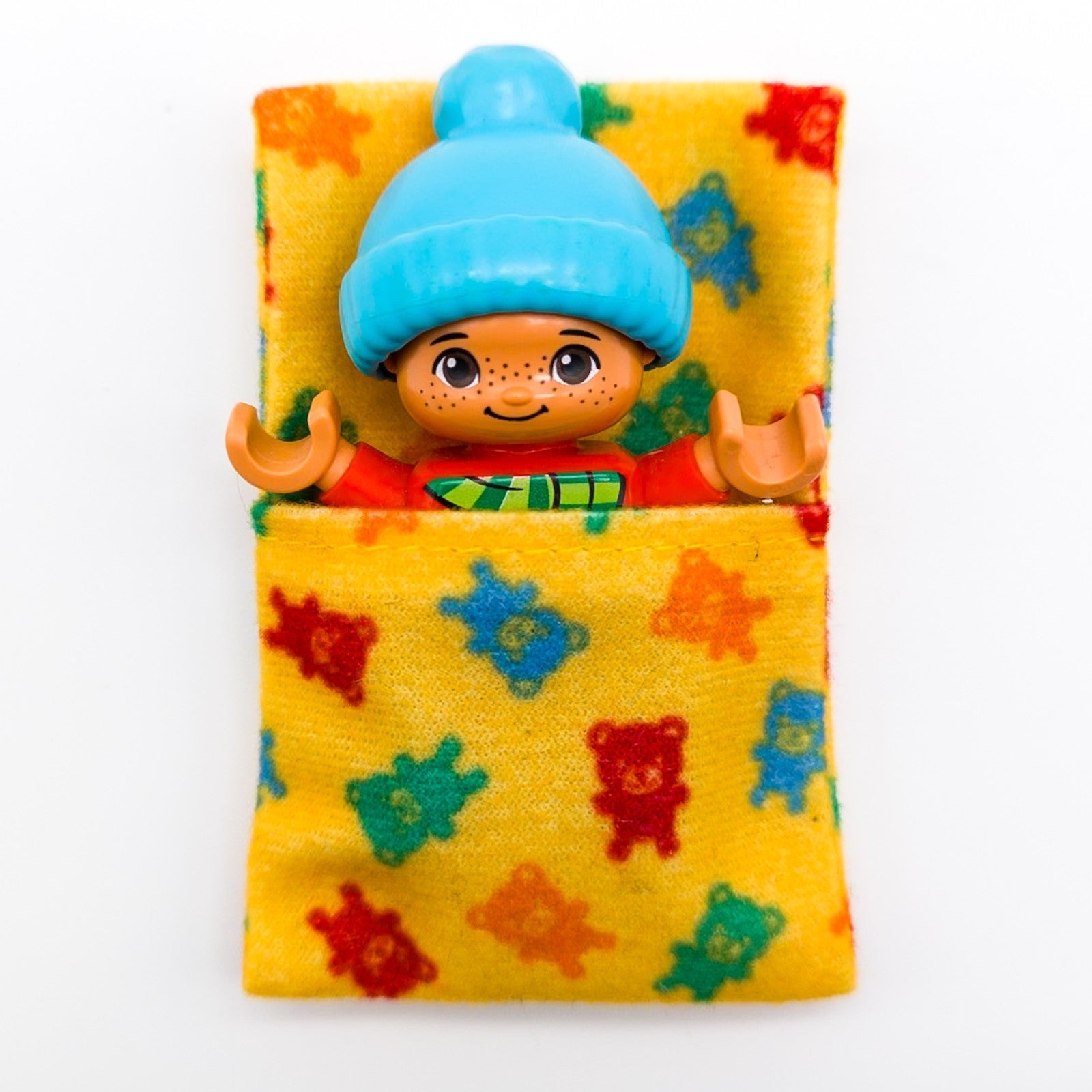 LEGO DUPLO Bettwäsche Schlafsack Bettdecke Kissen gelb bunte Bärchen sleepbag14 - nerdyvana.com