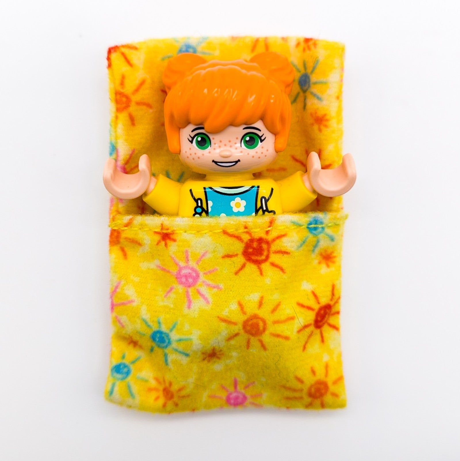 LEGO DUPLO Bettwäsche Schlafsack Bettdecke Kissen gelb bunte Sonnen sleepbag13 - nerdyvana.com Hauptbild