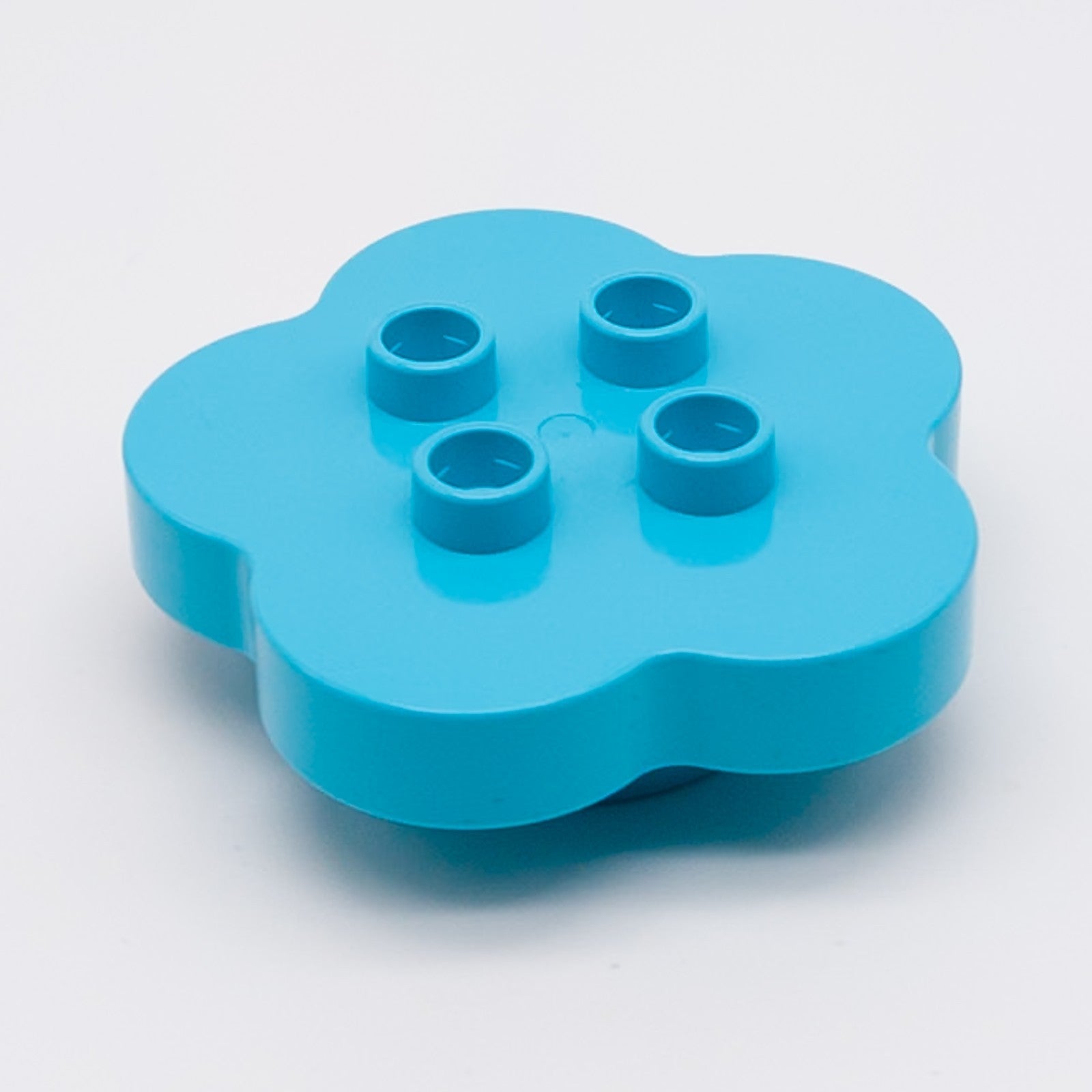 LEGO DUPLO Blume Bauplatte Kleeblatt Wolke azurblau 4 Noppen 15515 - nerdyvana.com Hauptbild