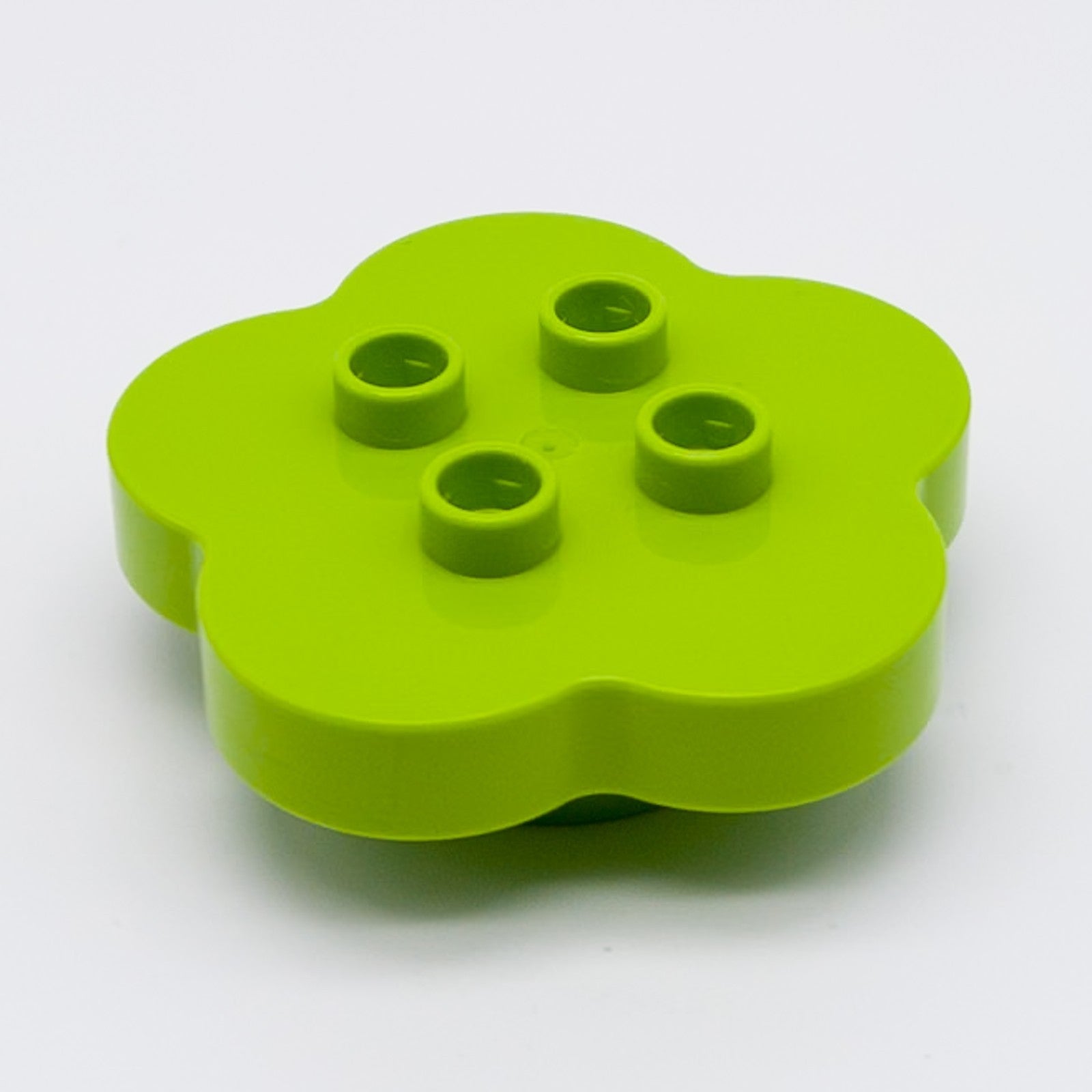 LEGO DUPLO Blume Bauplatte Kleeblatt Wolke hellgrün 4 Noppen 15515 - nerdyvana.com