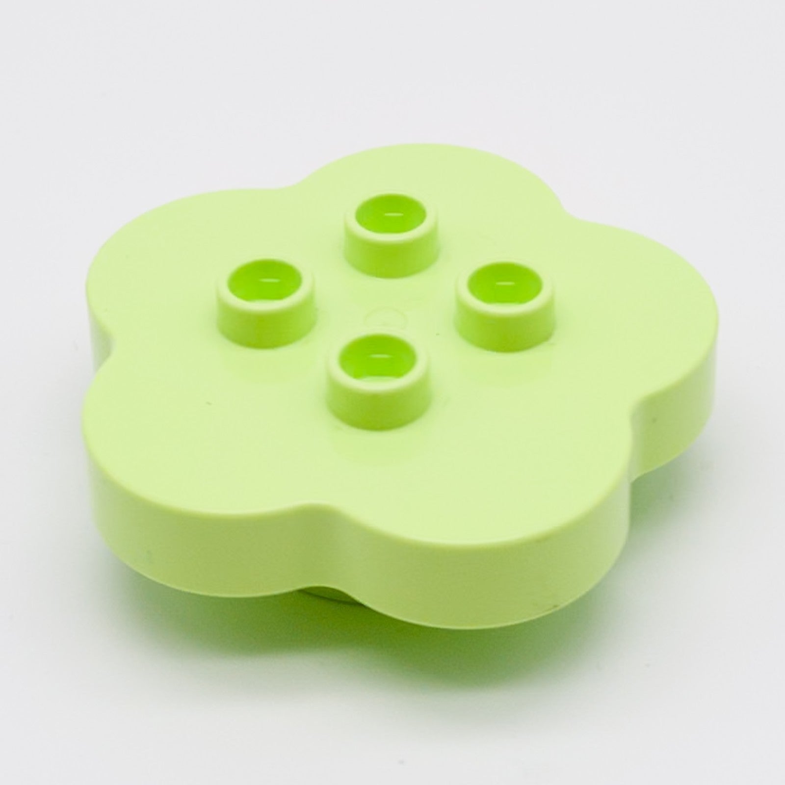 LEGO DUPLO Blume Bauplatte Kleeblatt Wolke mintgrün 4 Noppen 15515 - nerdyvana.com