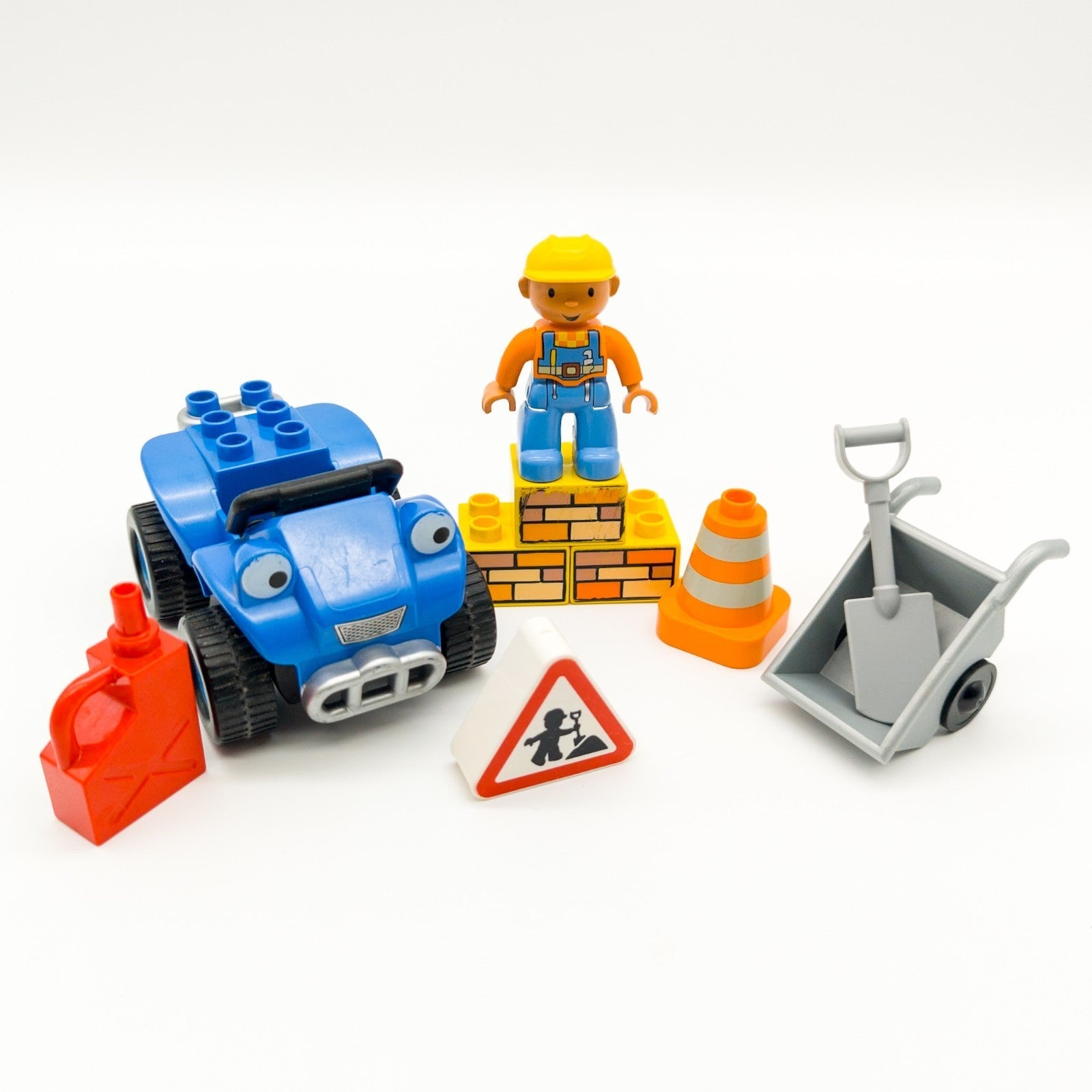 LEGO DUPLO Bob der Baumeister Figur Quad Sprinti Schubkarre Zubehör nerdycustom Zweitbild