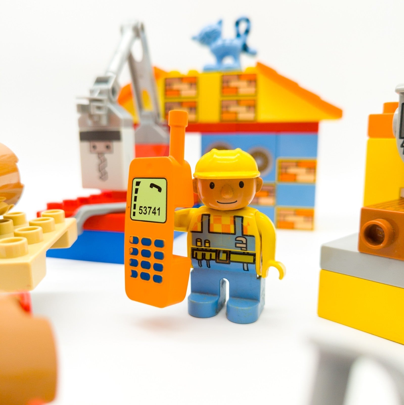 LEGO DUPLO Bob der Baumeister Sägewerk Wendy Kuschel Knolle Stapler nerdycustom - nerdyvana.com