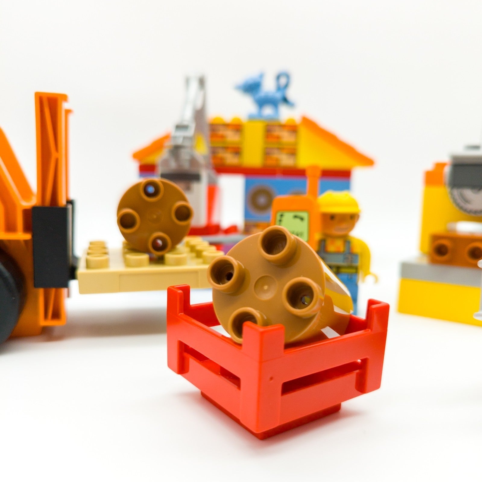 LEGO DUPLO Bob der Baumeister Sägewerk Wendy Kuschel Knolle Stapler nerdycustom - nerdyvana.com