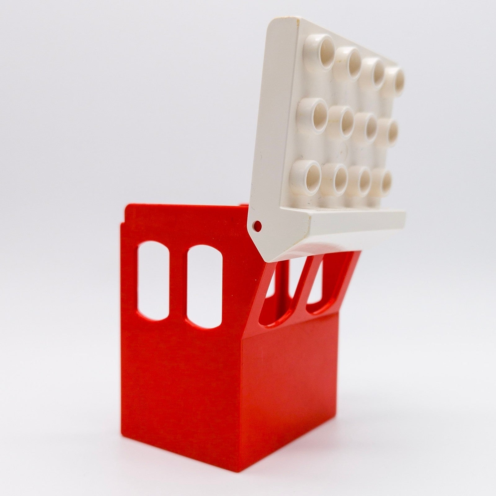LEGO DUPLO Bootskabine rot mit weißem Dach Schiff Kajüte Führerhaus 2199 2200 - nerdyvana.com