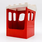 LEGO DUPLO Bootskabine rot mit weißem Dach Schiff Kajüte Führerhaus 2199 2200 - nerdyvana.com