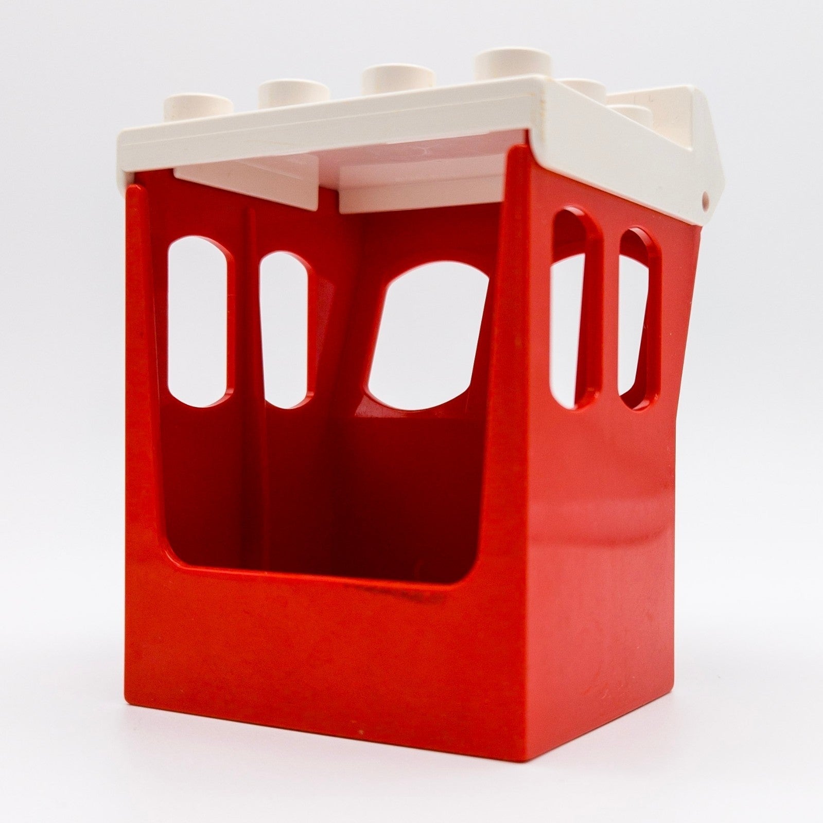LEGO DUPLO Bootskabine rot mit weißem Dach Schiff Kajüte Führerhaus 2199 2200 - nerdyvana.com