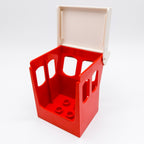 LEGO DUPLO Bootskabine rot mit weißem Dach Schiff Kajüte Führerhaus 2199 2200 - nerdyvana.com