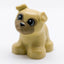 LEGO DUPLO Bulldogge Hund Tier Beige Haustier Zoo 65161pb01 - nerdyvana.com