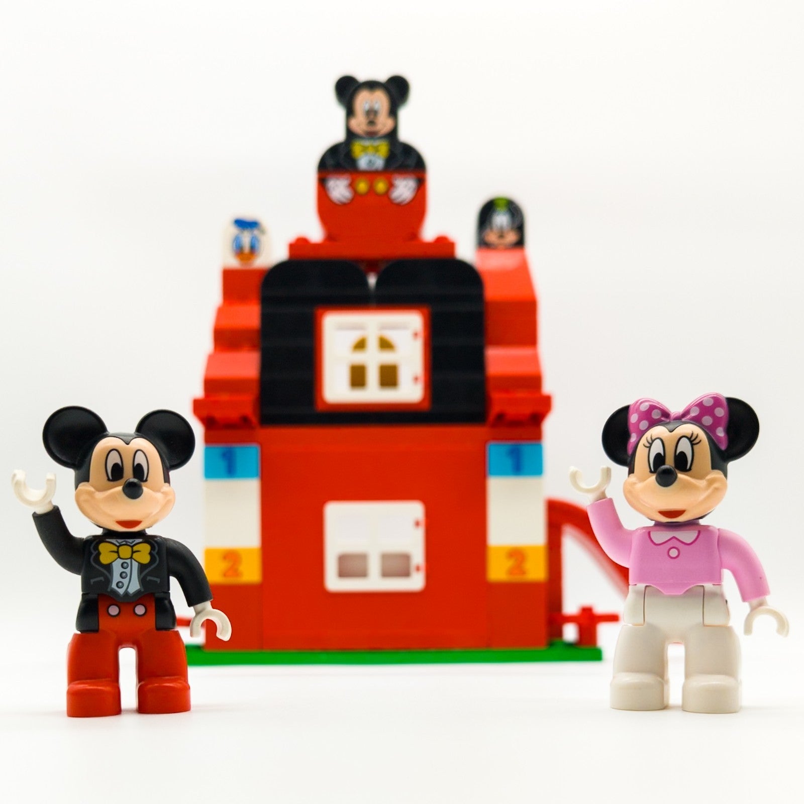 LEGO DUPLO Disney Mickey Mouse Minnie Mouse Figuren mit Haus nerdycustom MOC - nerdyvana.com