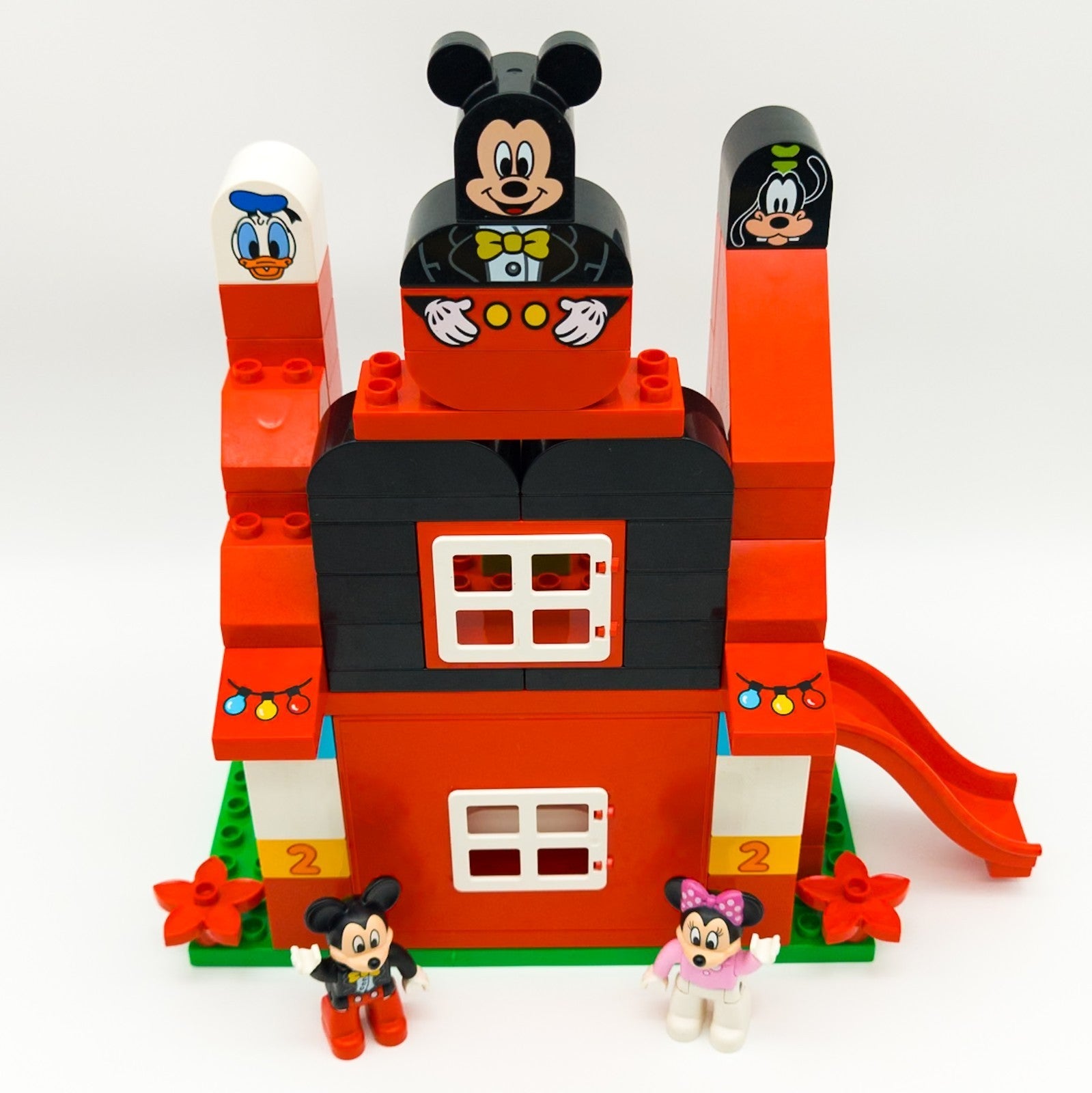 LEGO DUPLO Disney Mickey Mouse Minnie Mouse Figuren mit Haus nerdycustom MOC - nerdyvana.com