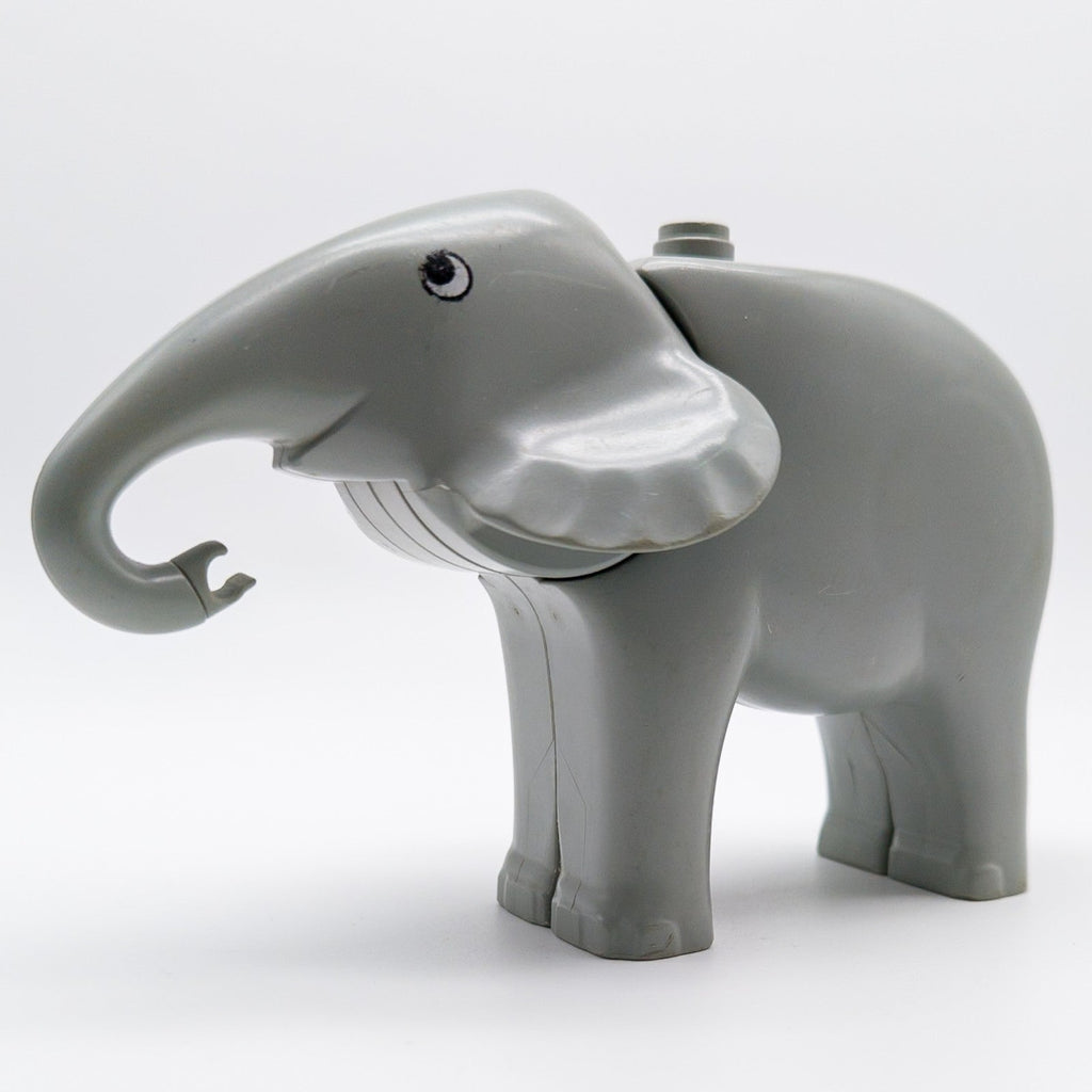 LEGO DUPLO Elefant Tier Grau beweglicher Kopf Safari Zoo 2177c01pb01 - nerdyvana.com