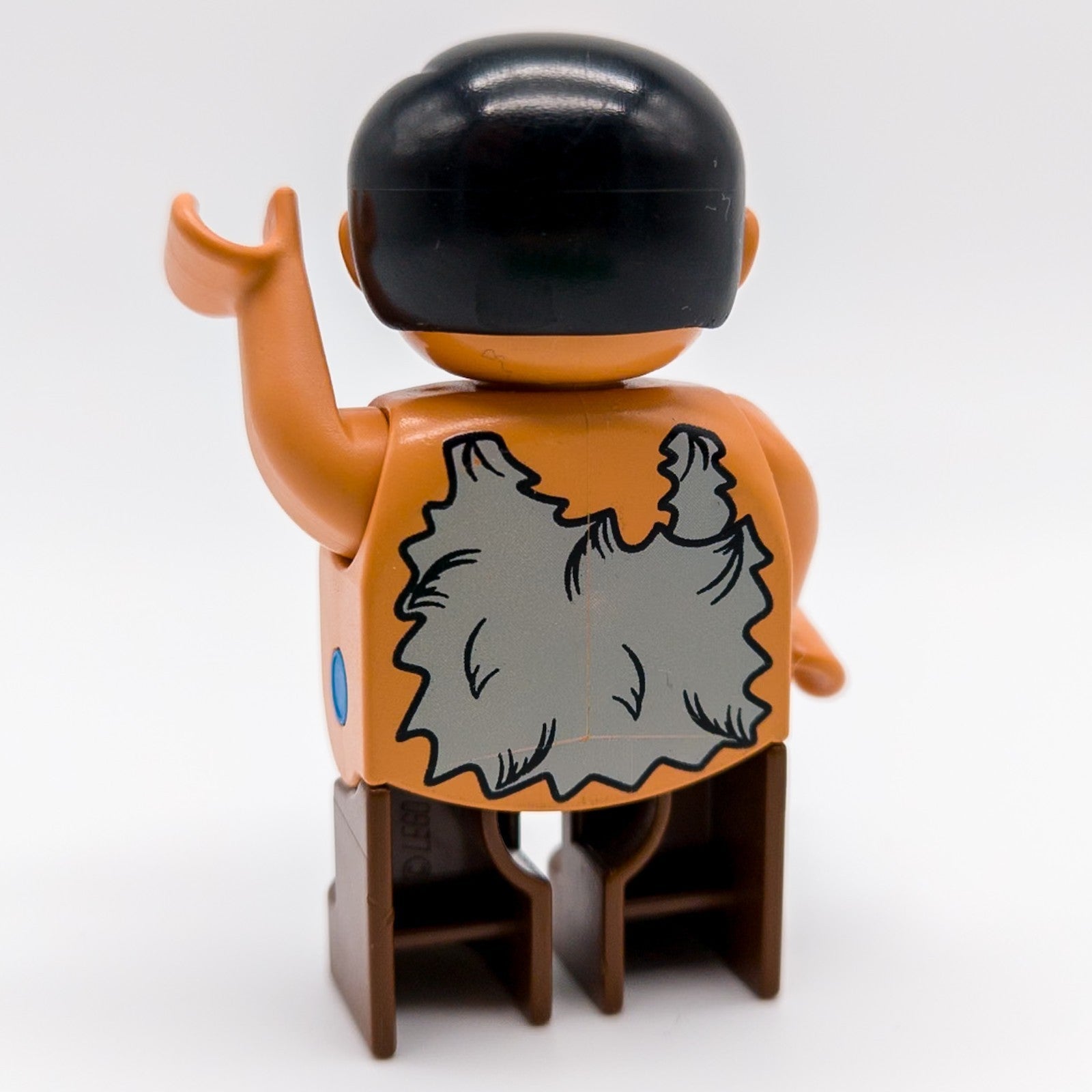 LEGO DUPLO Figur Steinzeit Mann Höhlenmensch braun Fell Weste Urzeit 4555pb035 - nerdyvana.com