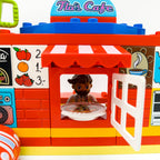 LEGO DUPLO Flo's Cafe & Curryworscht Bude mit Drive - in Restaurant nerdycustom - nerdyvana.com