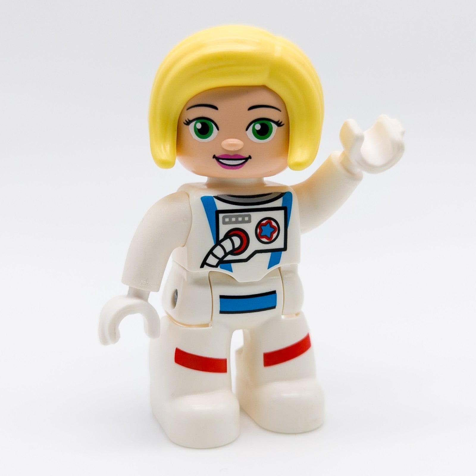 LEGO DUPLO Frau Figur Astronaut Space Shuttle Mission blond 10944 47394pb310 - nerdyvana.com