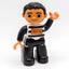 LEGO DUPLO Gefängnis Figur NR 92116 Häftling Sträfling Gefangener 47394pb168 - nerdyvana.com