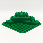 LEGO DUPLO Grundplatte 12x12 grün Hügel 3 Stufen Bauernhof Zoo Landschaft 6433 - nerdyvana.com