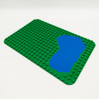 LEGO DUPLO Grundplatte 16x24 grün Wiese Wald Teich See Zoo Bauplatte 2296pb01 - nerdyvana.com