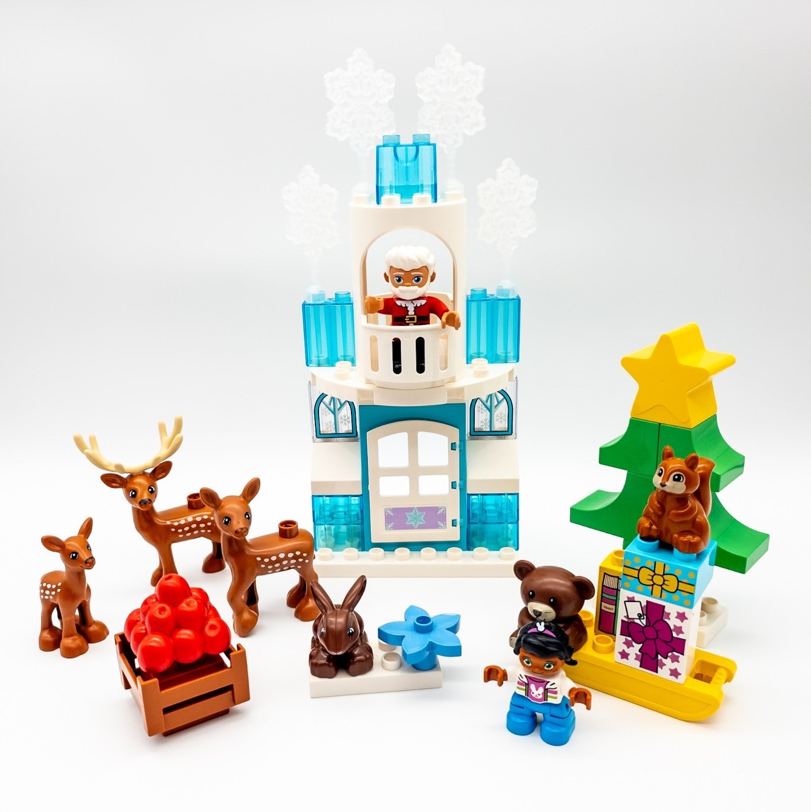 LEGO DUPLO Haus vom Weihnachtsmann Winter Set Rentiere Figuren nerdycustom MOC Zweitbild