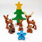 LEGO DUPLO Haus vom Weihnachtsmann Winter Set Rentiere Figuren nerdycustom MOC - nerdyvana.com