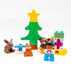 LEGO DUPLO Haus vom Weihnachtsmann Winter Set Rentiere Figuren nerdycustom MOC - nerdyvana.com
