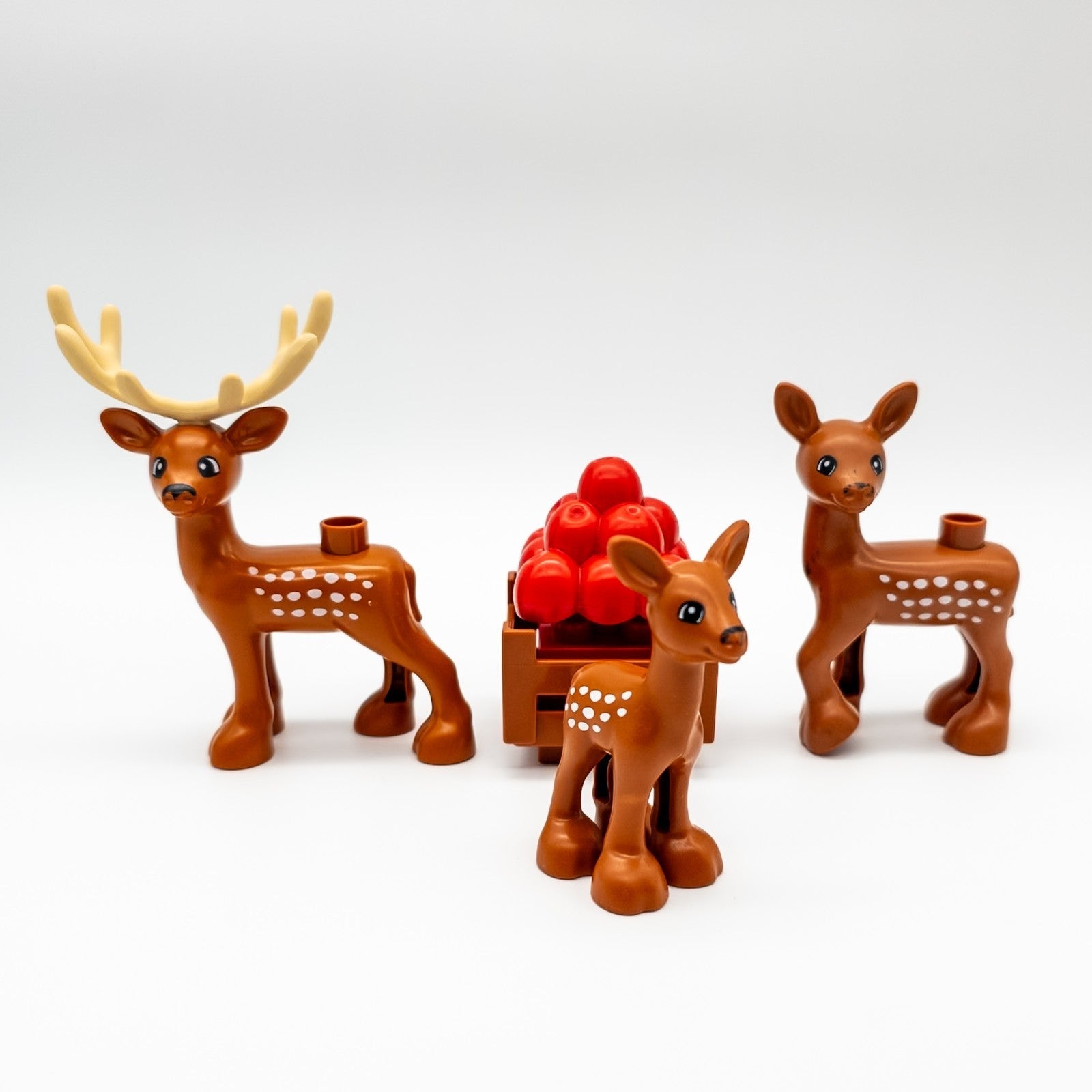 LEGO DUPLO Haus vom Weihnachtsmann Winter Set Rentiere Figuren nerdycustom MOC - nerdyvana.com